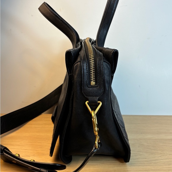 Marc by Marc Jacob’s Quilted Lamb & Cow Leather Dual Handle Satchel - Picture 4 of 15